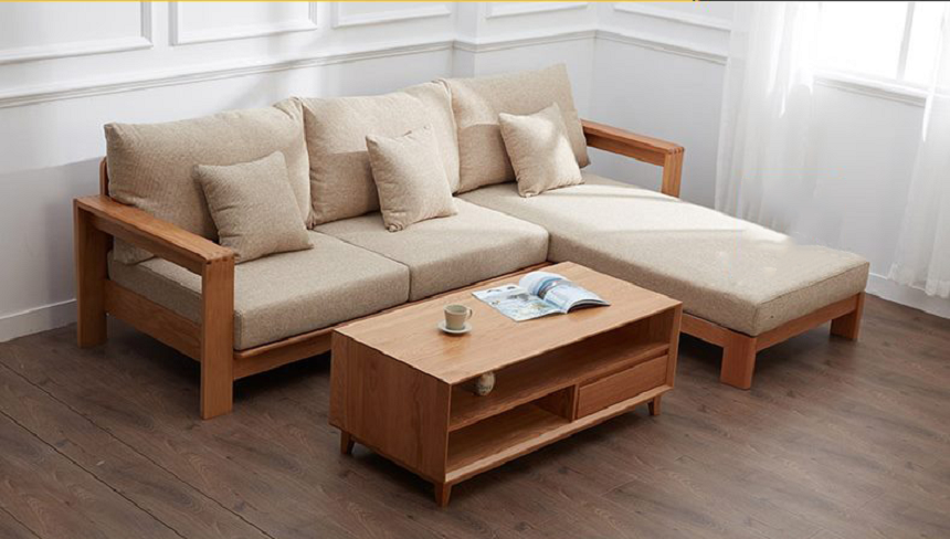 sofa gỗ thông đẹp